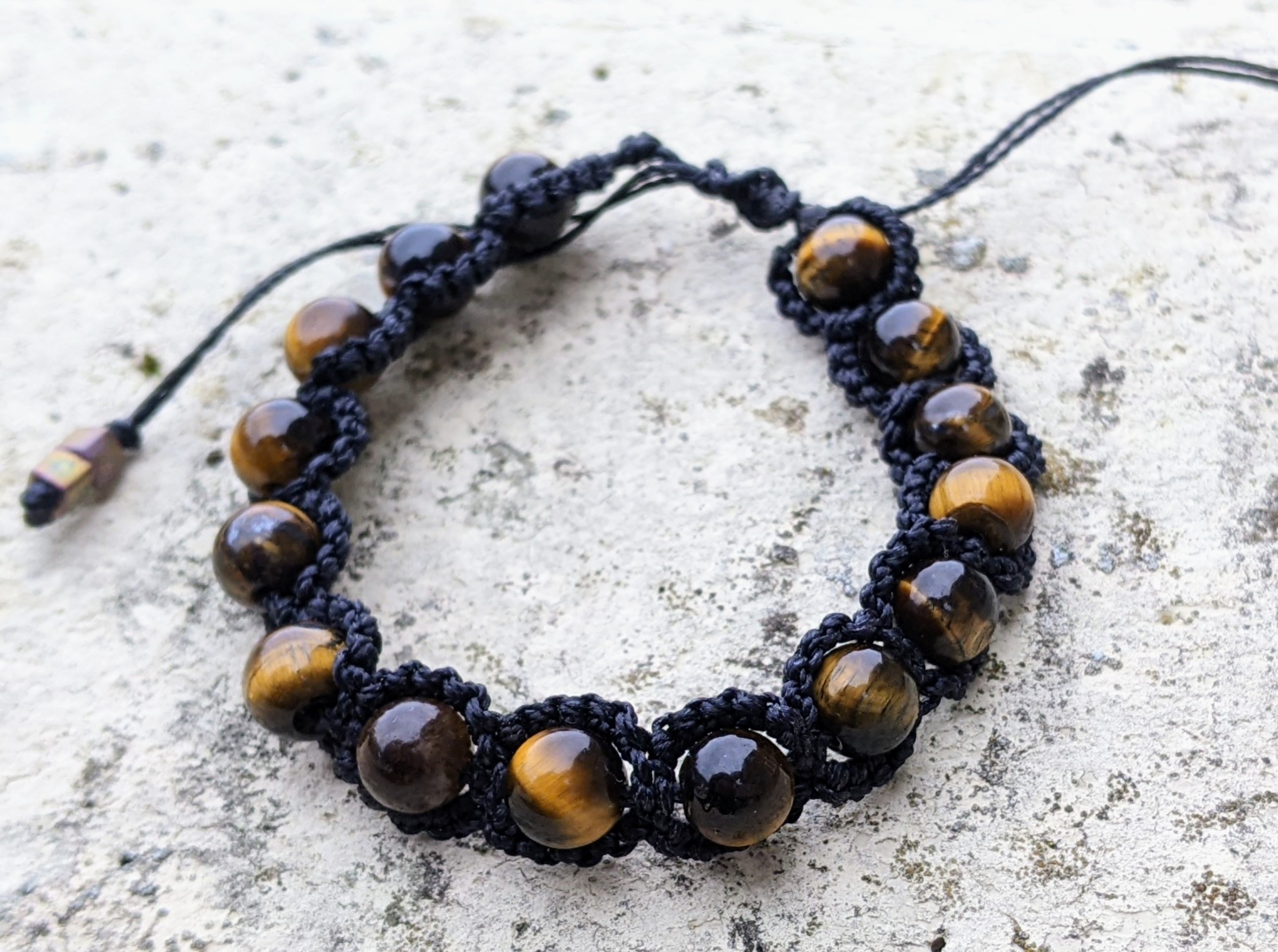 Bracelet en œil de tigre